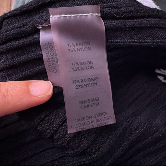 Calvin Klein Charcoal Ribbed Sweater - Picture 5 of 5